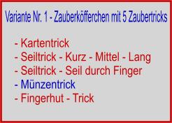 Geschenk - Zauberbox