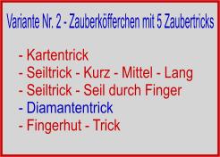 Zauberbox als Geschenk