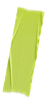 Zauberer - Klebeband - gelb